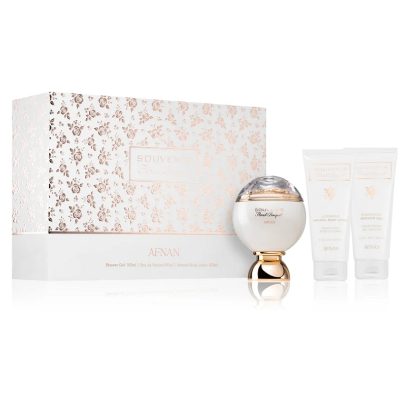 Afnan Souvenir Floral Bouguet Estuche edp 100ml+100ml S/G+100ml B/L Mujer