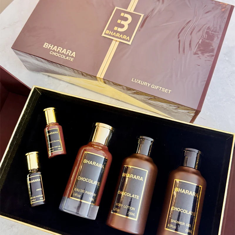 Bharara Estuche Chocolate 100ml+200ml B/L+200ml S/L+10ml  Unisex