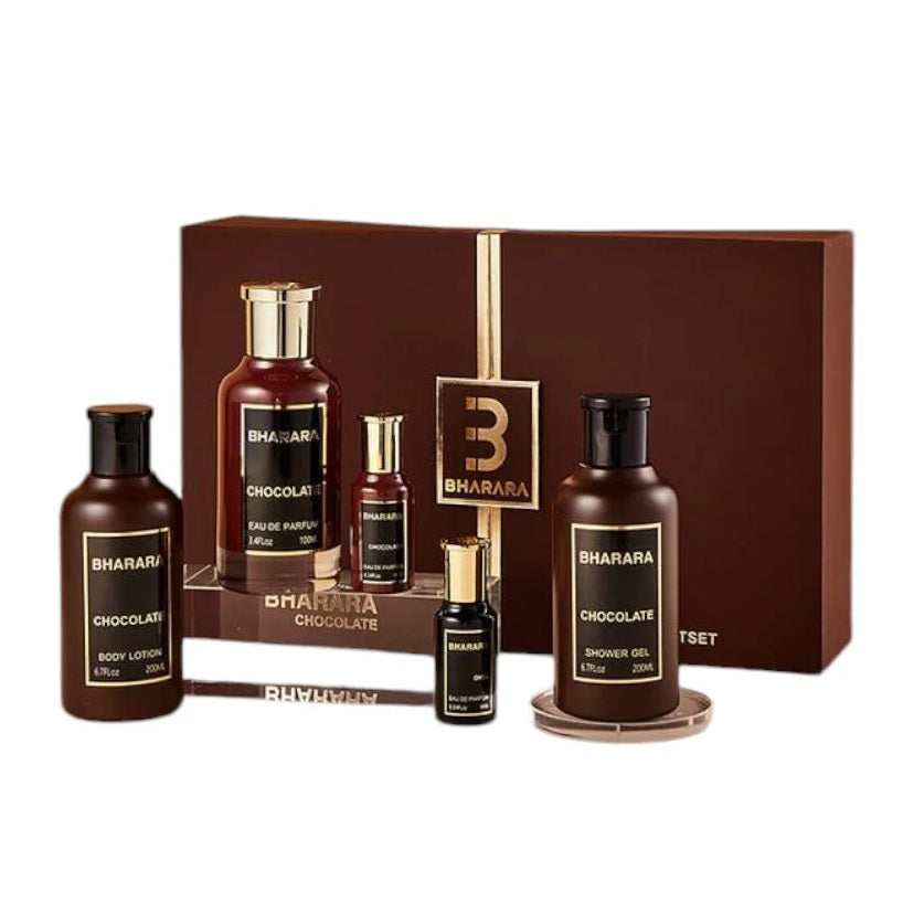 Bharara Estuche Chocolate 100ml+200ml B/L+200ml S/L+10ml  Unisex