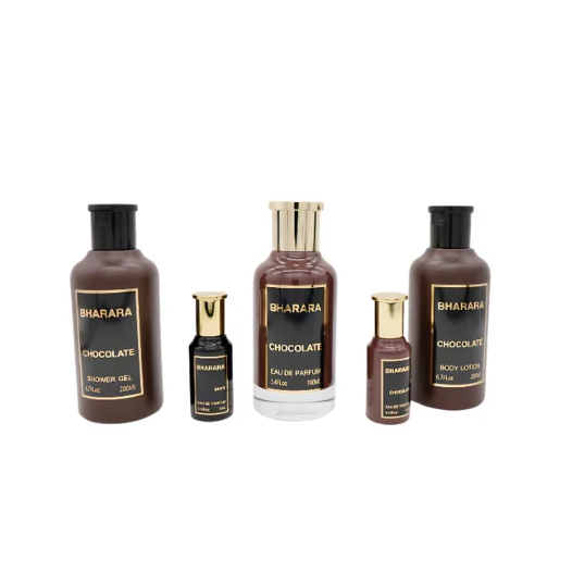 Bharara Estuche Chocolate 100ml+200ml B/L+200ml S/L+10ml  Unisex