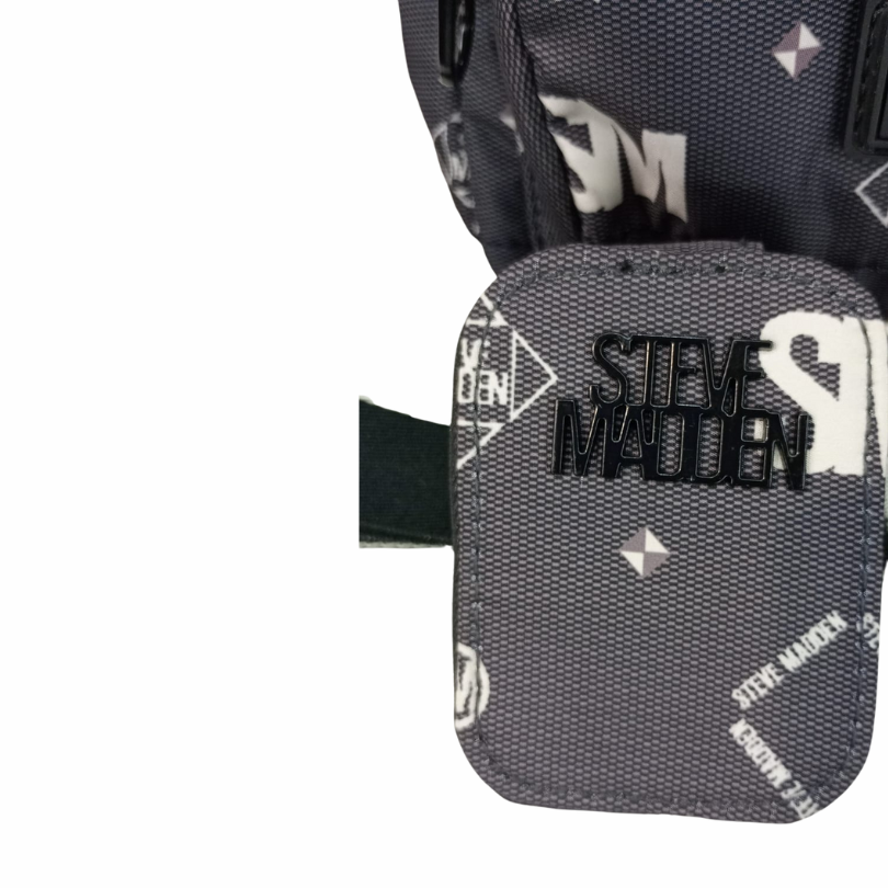 Steve Madden Crossbody negro correa tela con monedero