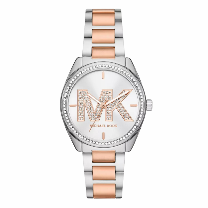 Reloj Michael Kors Mini Janelle de dos tonos, 36 mm, MK7383