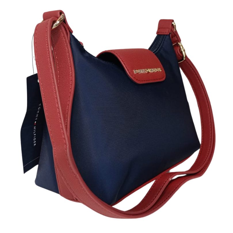 Tommy Hilfiger, Bandolera Azul y Roja