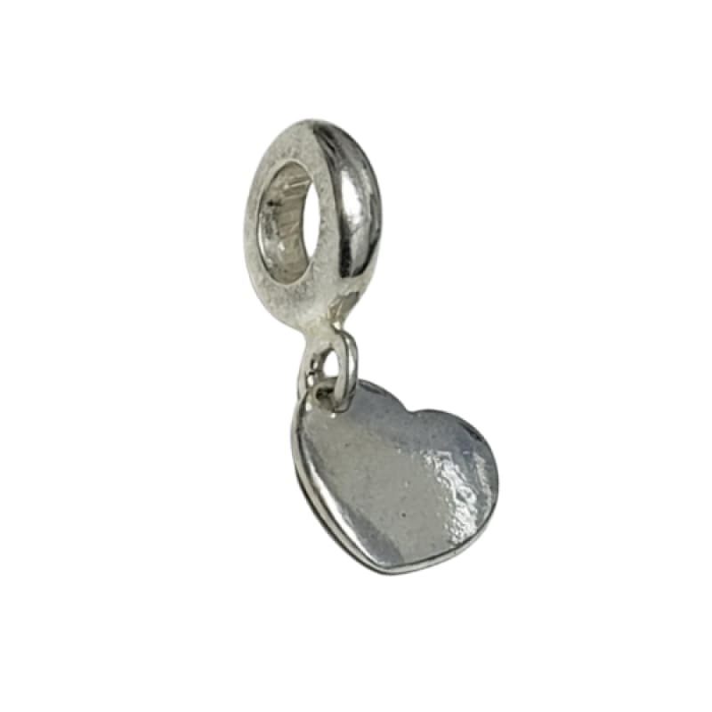 Charm corazón de Plata Italiana 925 - Charms Fijador de