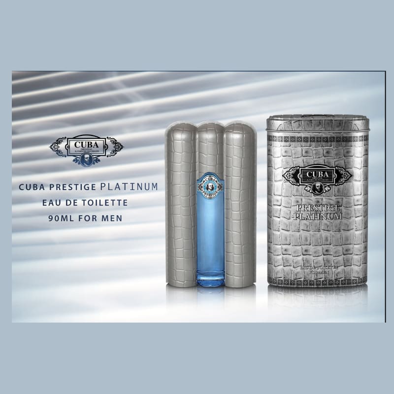 Cuba Prestige Platinum For Men 90ml edt Hombre - Perfumisimo