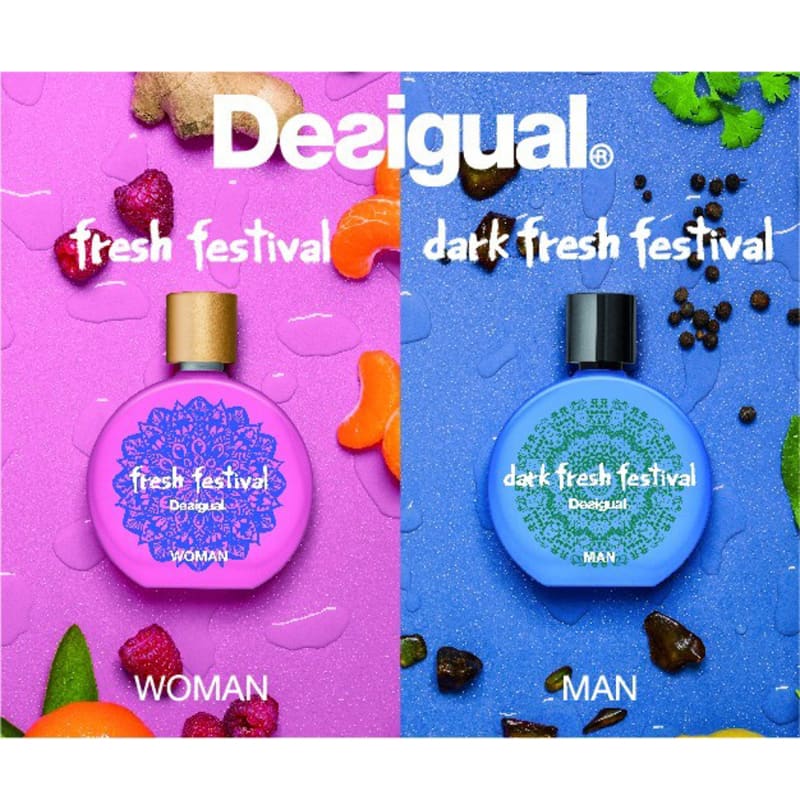 Desigual Dark Fresh Festival edt 100ml Hombre