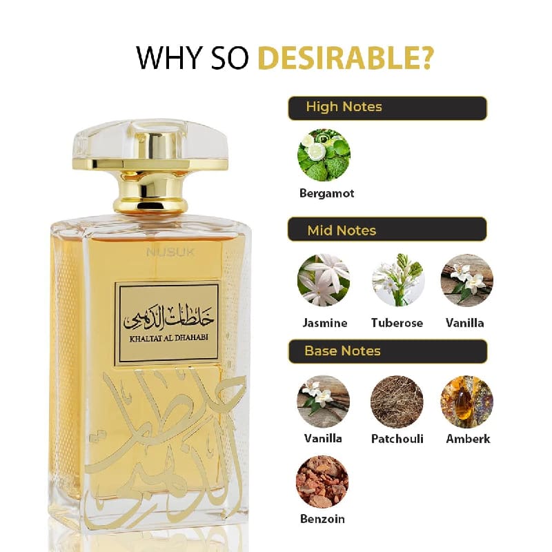 Nusuk Khaltat AL Dhahabi edp 100ml Unisex